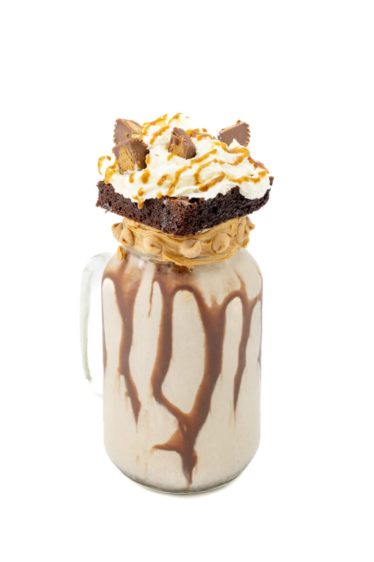 Joy General monster shake peanut butter brownie