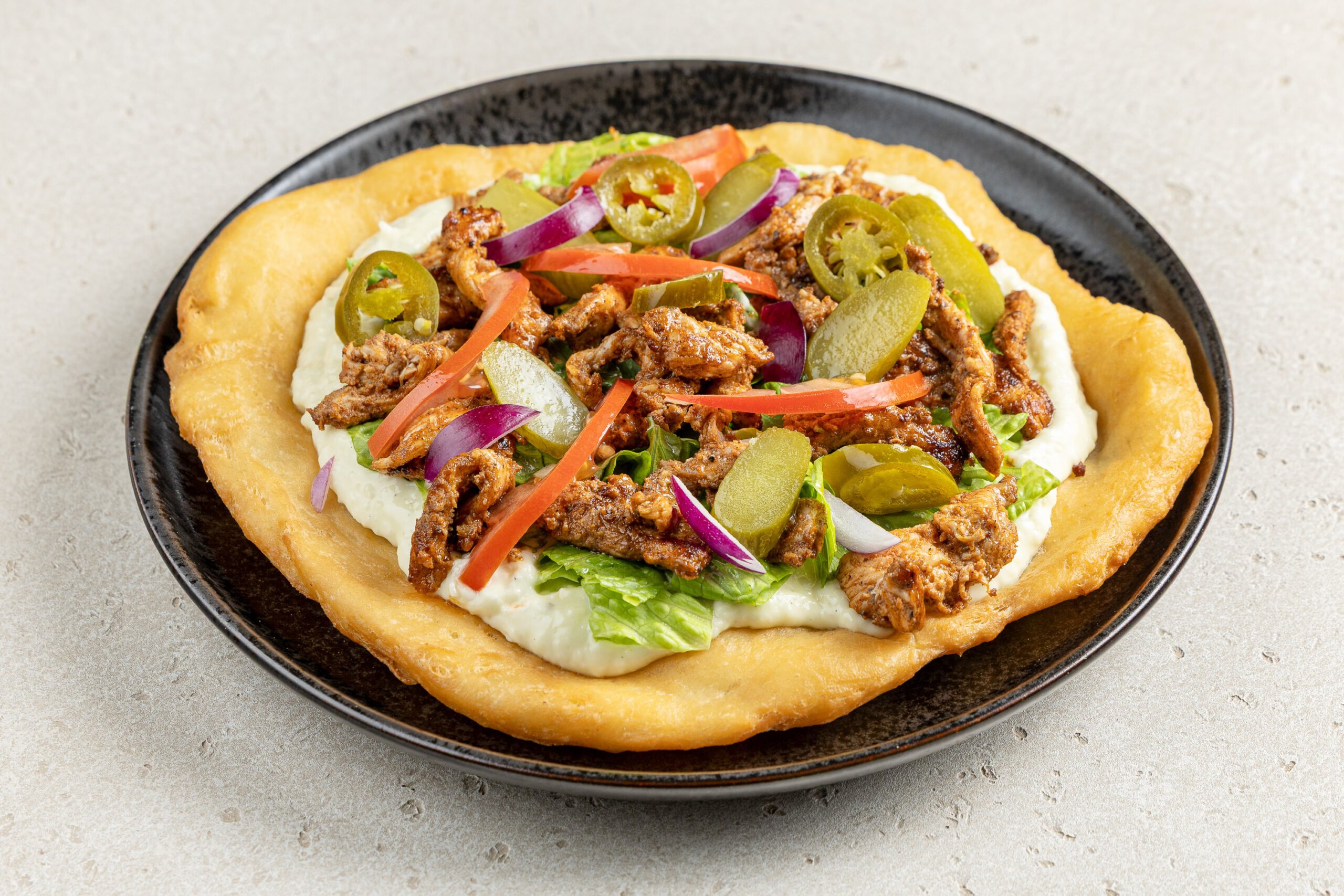 0169 L03 Chicken shawarma with langos